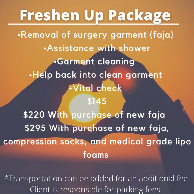 Freshen Up Package Deposit